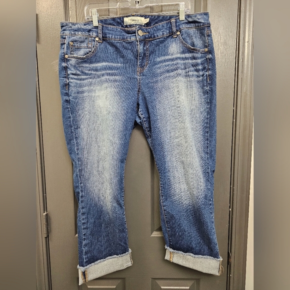 Torrid Boyfriend Crop Jeans Size 18 - Picture 2 of 5